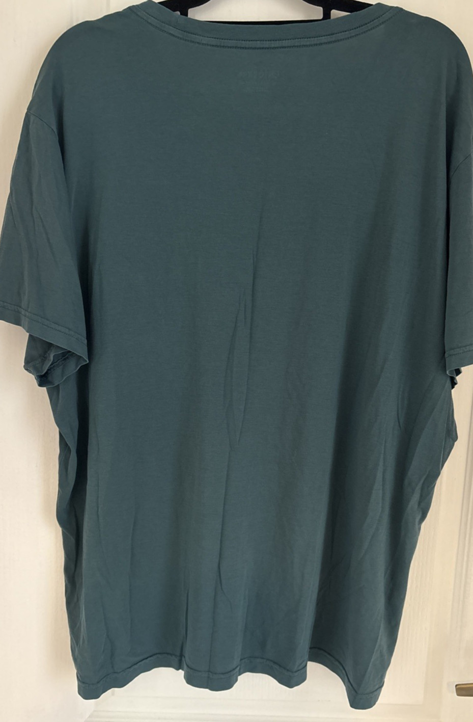 Mens UnTuckit EcoSoft Pocket Tee T Shirt Pima Cotton Crewneck Teal Sz XXX Large