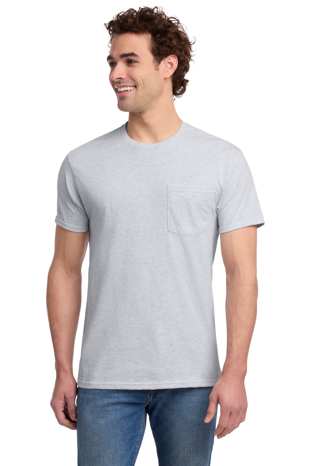 Jerzees – Dri-Power 50/50 Cotton/Poly Pocket T-Shirt 29MP