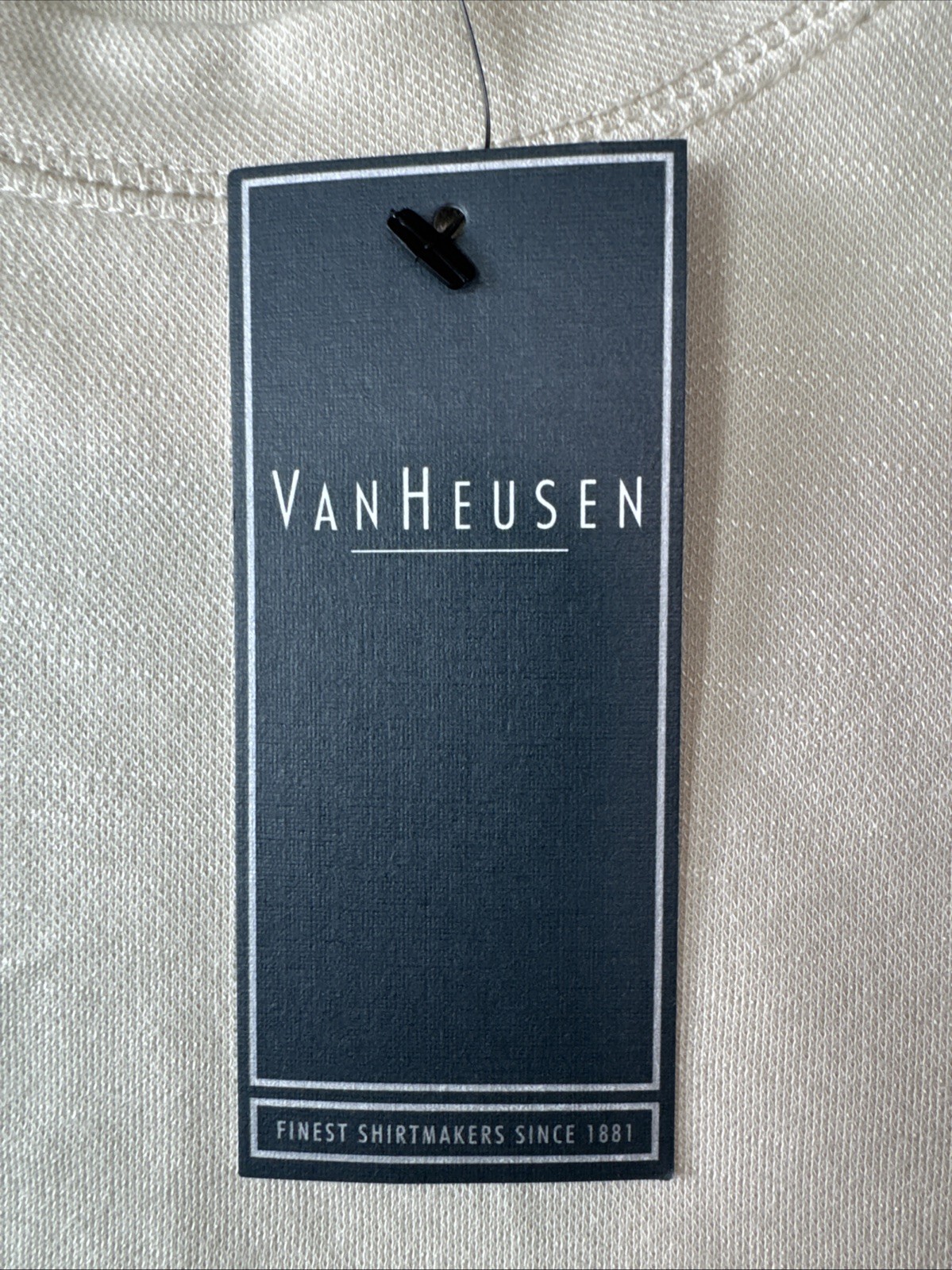 VAN HEUSEN Round Neck, BEIGE, Men’s T-shirt Size XXL Modal & Polyester NWT