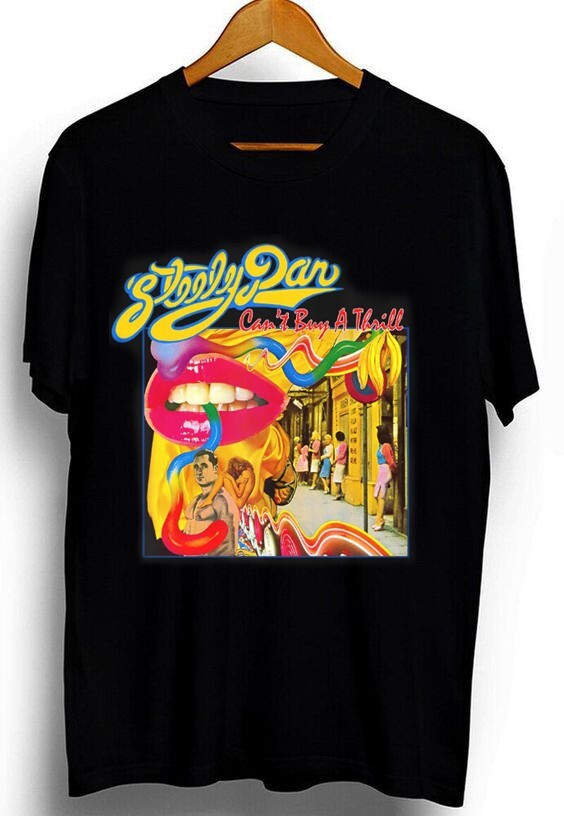 Steely Dan t-shirt, unisex t-shirt, brand new black shirt, Can’t Buy A Thrill