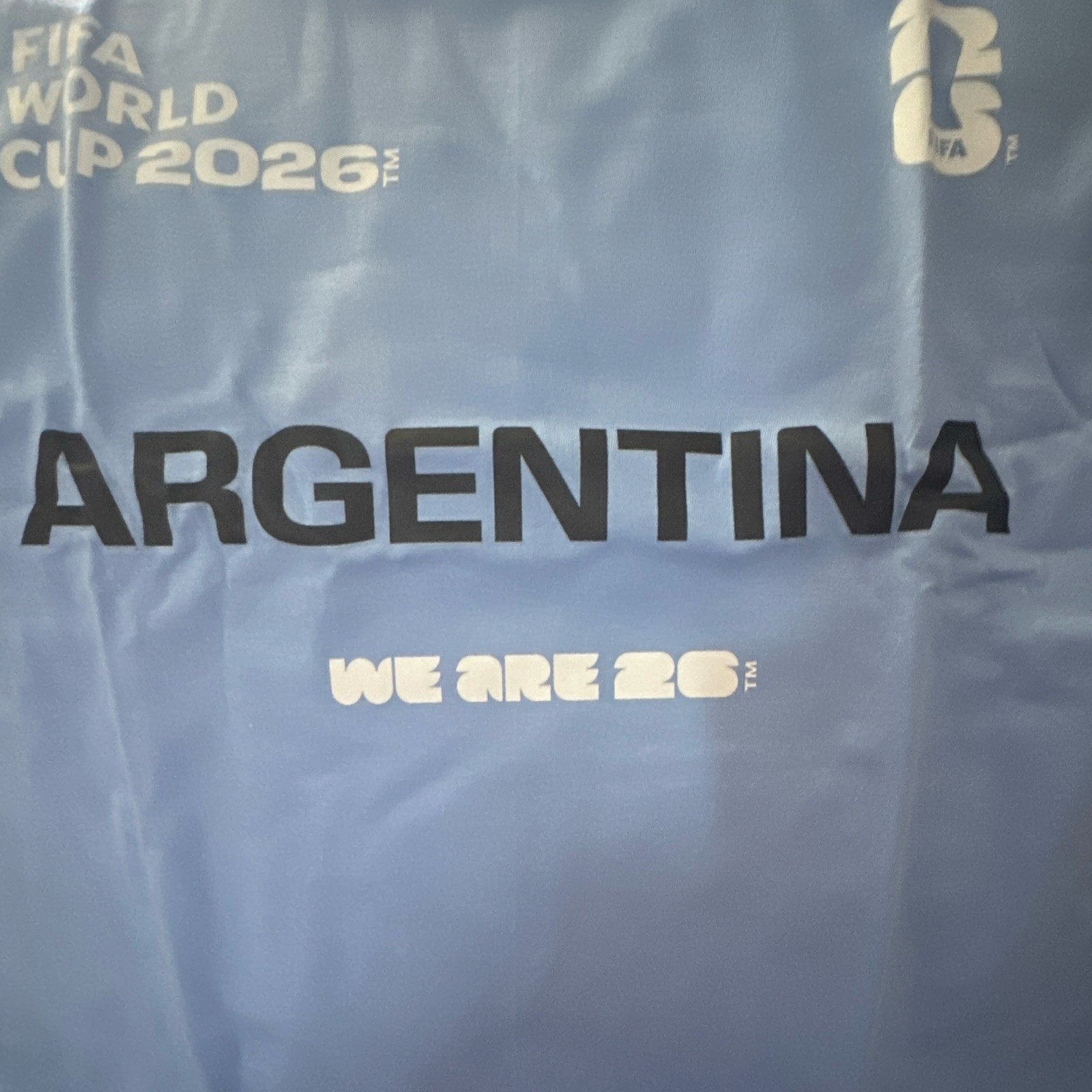 FIFA Men’s XL 2026 World Cup Argentina Blue Crew Neck Graphic T-Shirt