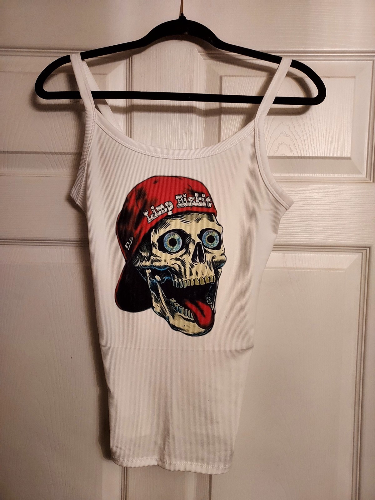 limp bizkit ribbed tank top Fred durst hat skull Limpbizkit Shirt SizesXxs -3xl