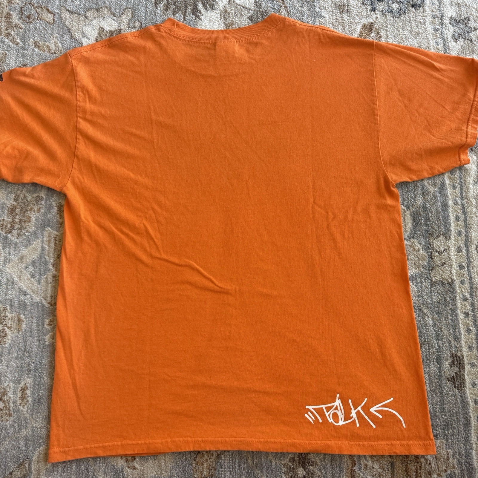 VTG Boost Mobile T Shirt Orange Large Where You At Promo Tech Tee Hip Hop Kanye