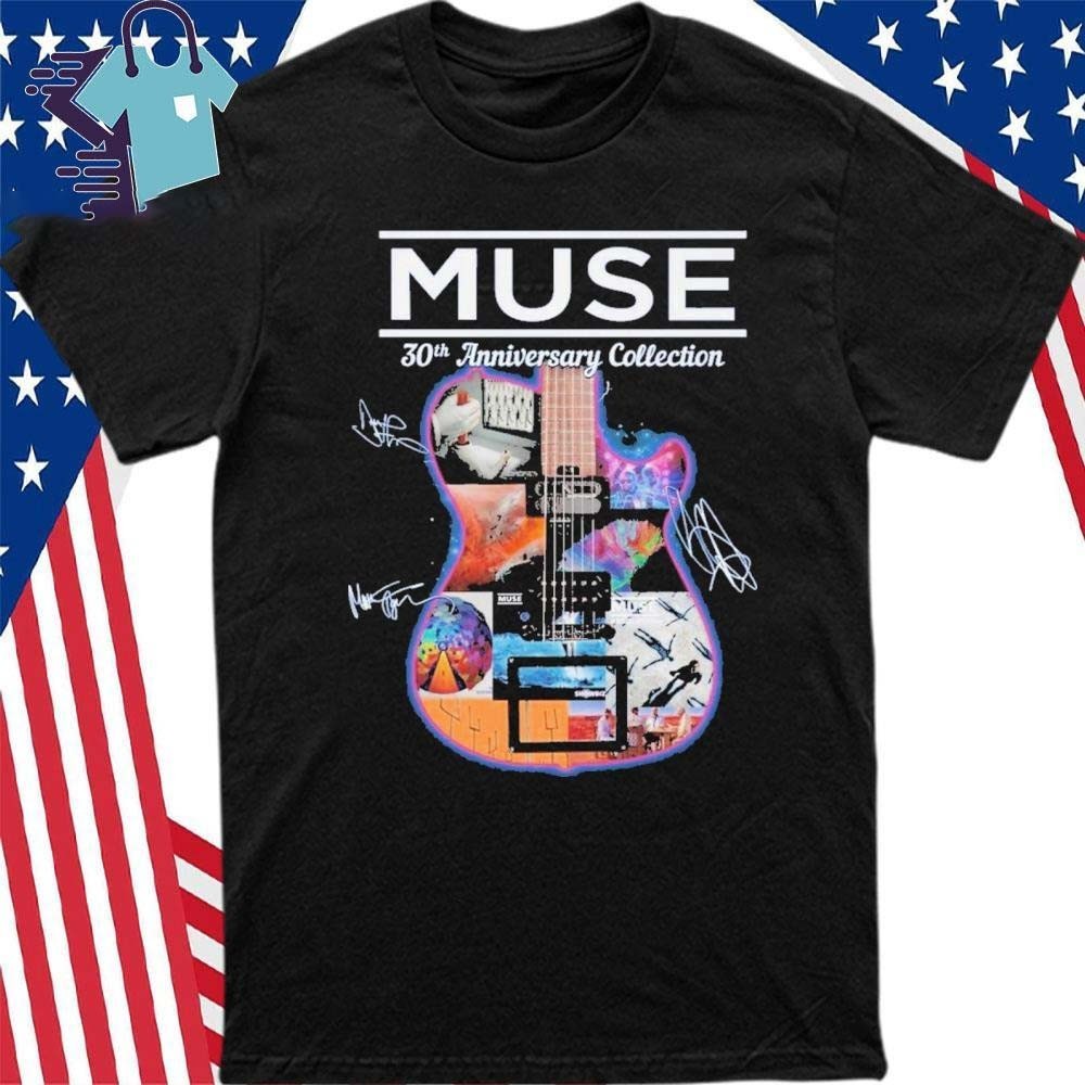 Muse Band 30th Anniversary Collection The Guitar T-Shirt EN582