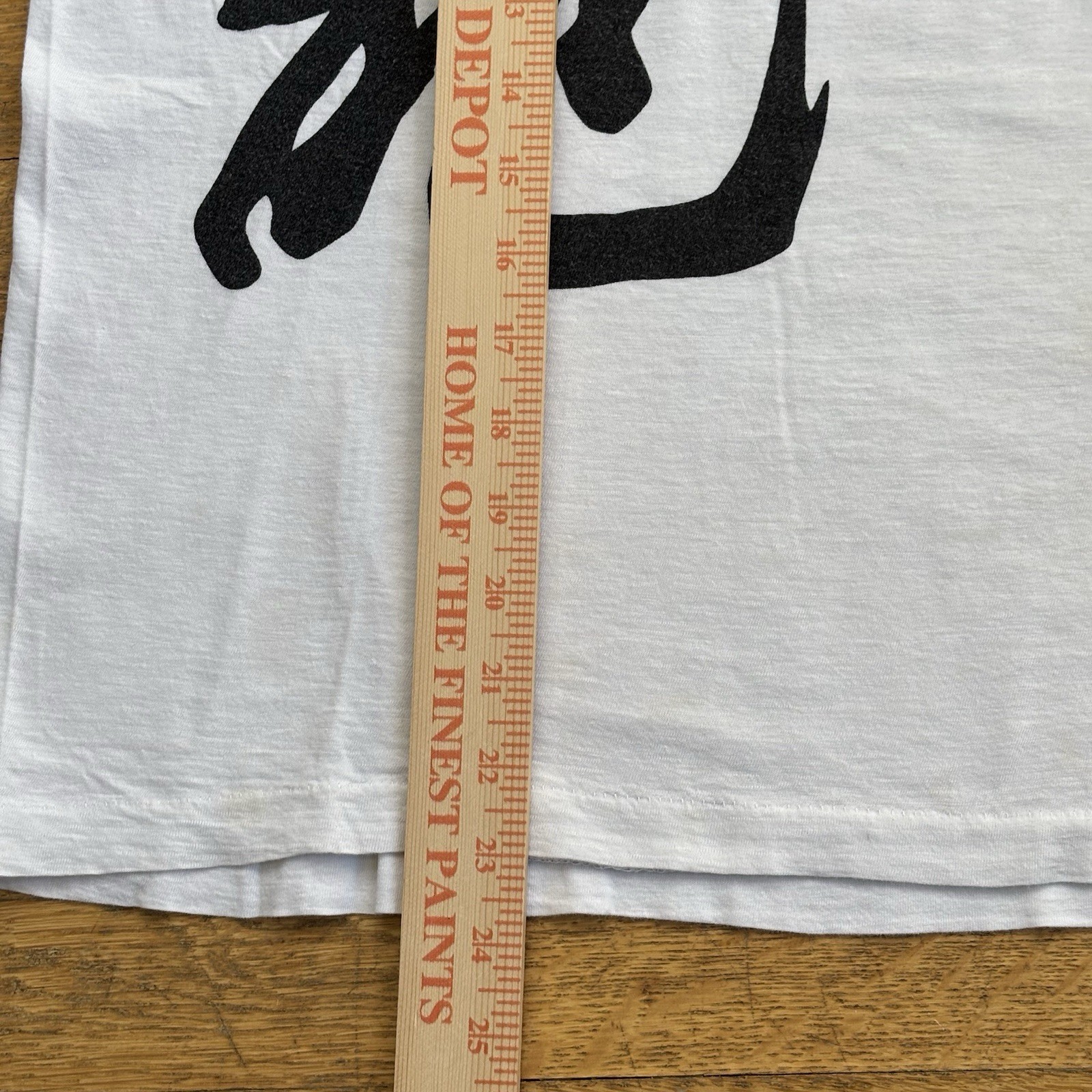 Vintage 80s Hong Kong Shirt China Tourist Single Stitch White Size Small