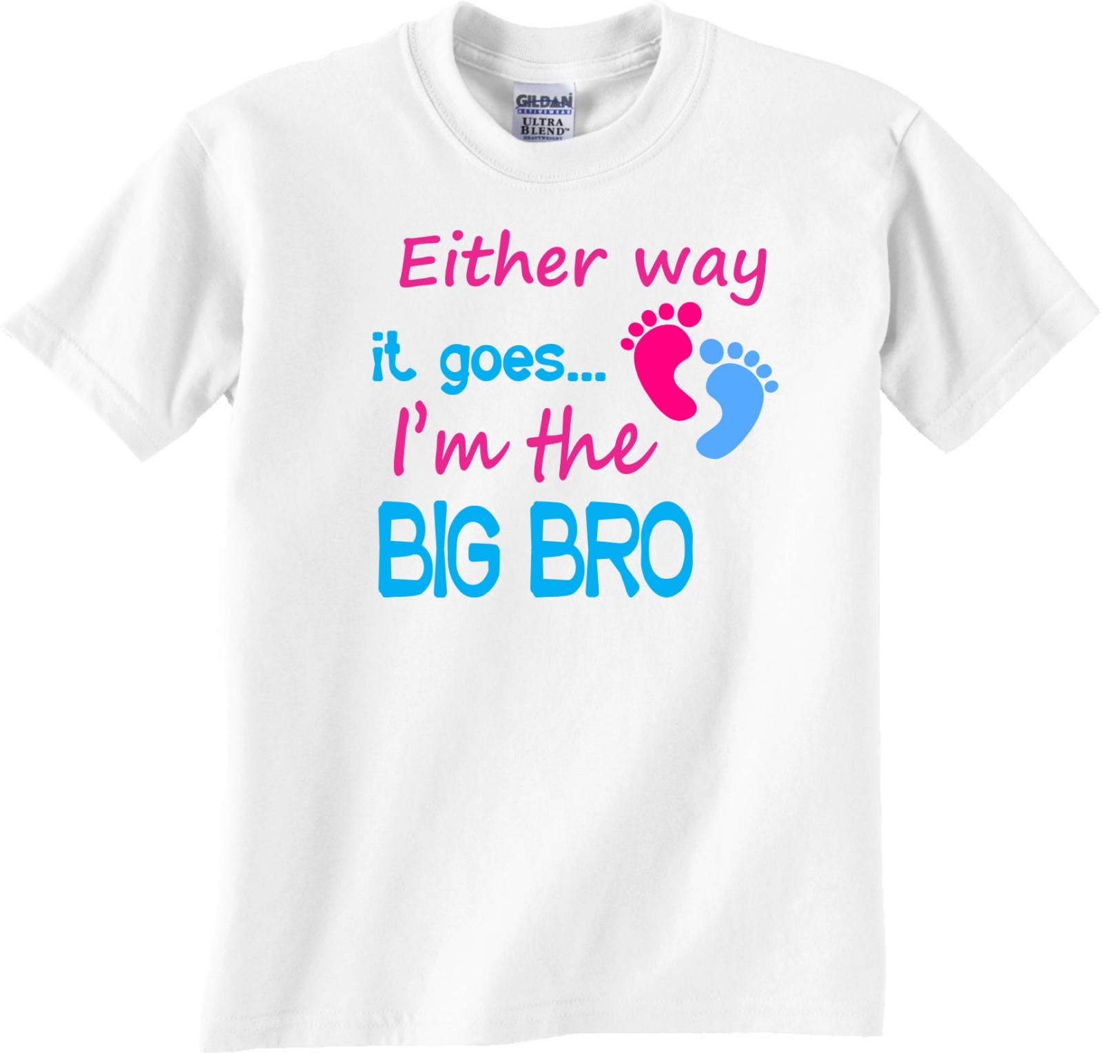 Pink Blue Gender Reveal Pregnant Expected Baby Family Funny Matching Cute Shirts