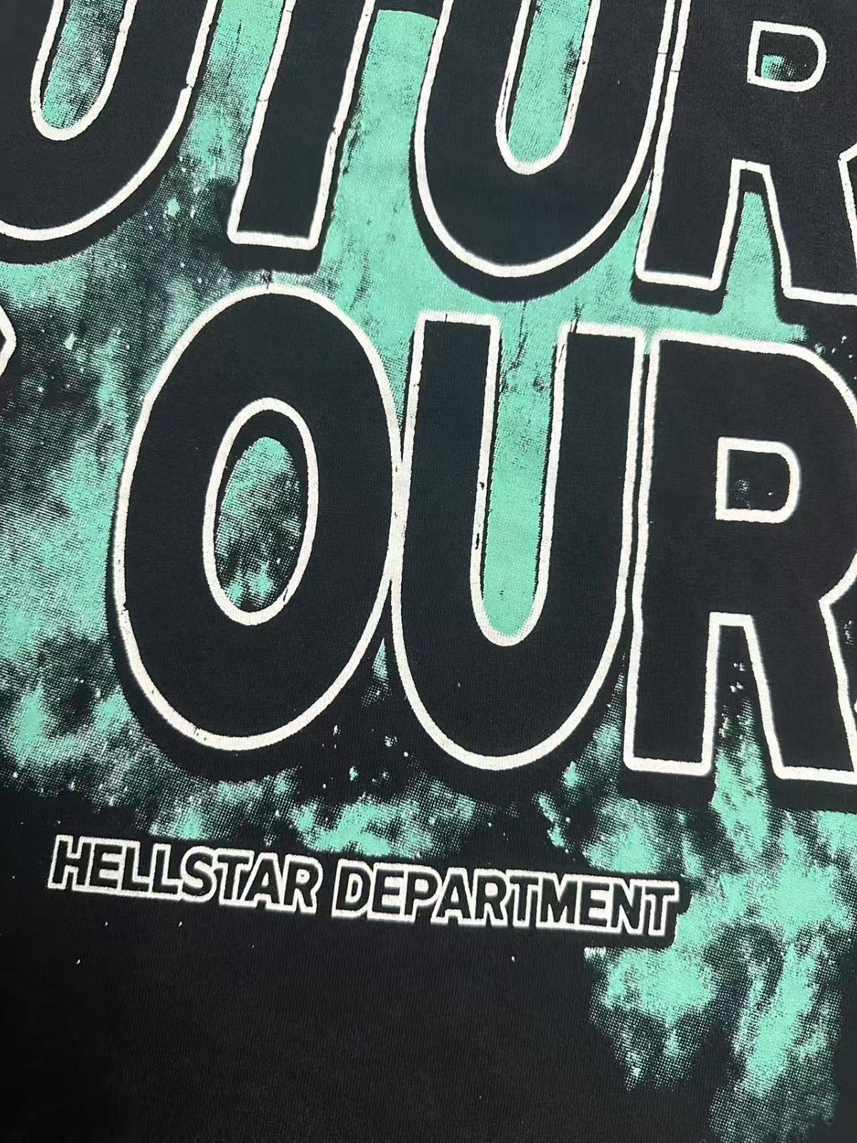 Hell Studios star 3035 Alien Spaceship pattern Tee Mens Short sleeved T-shirt