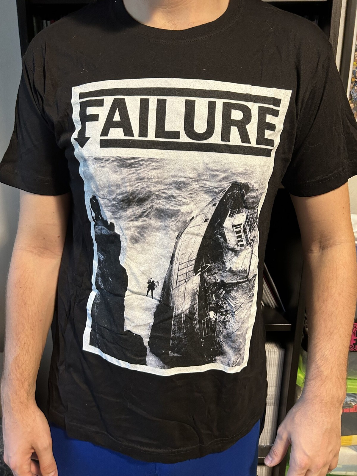 Failure Band Logo Rare design Black Short Sleeve T shirt Unisex NH1917