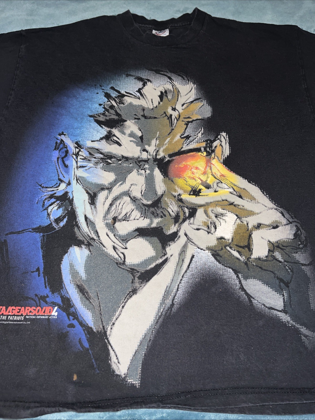 Vintage 2008 METAL GEAR SOLID 4 guns If The Patriots , T Shirt Size XL
