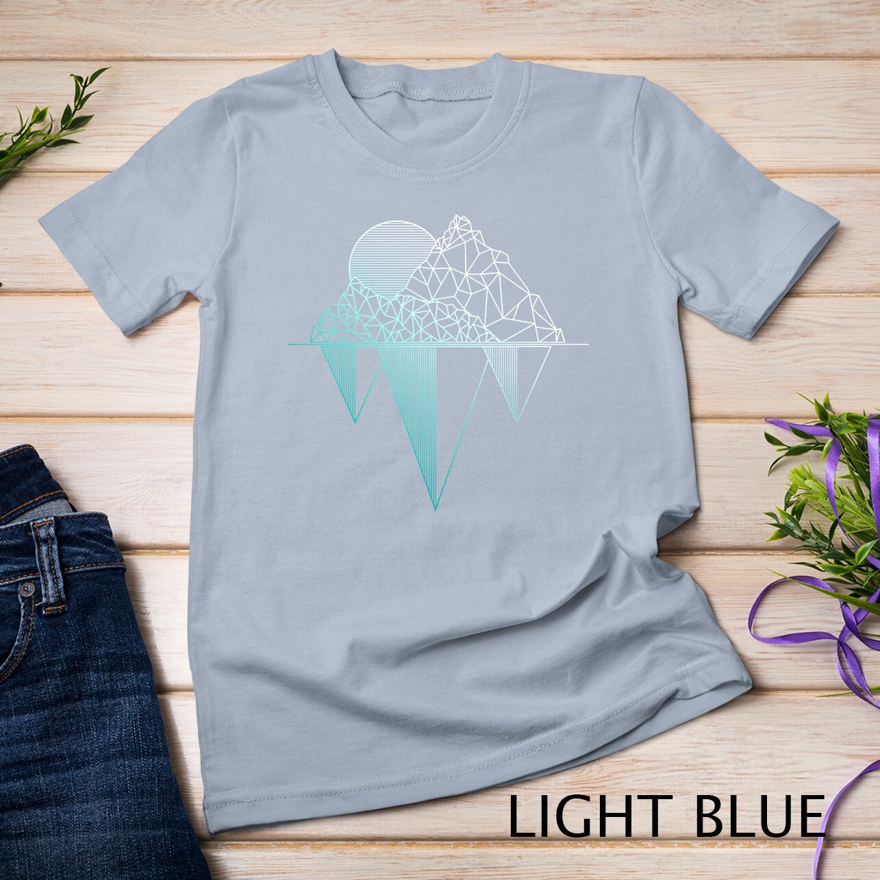 Vintage Mountains Hiking Camping Rock Climbing Camper Gift Unisex T-shirt