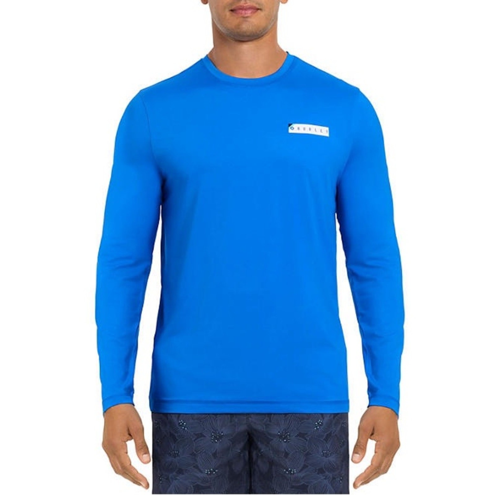 Hurley Men’s Blue Long Sleeve UPF 50 Sun Protection Shirt Size Large