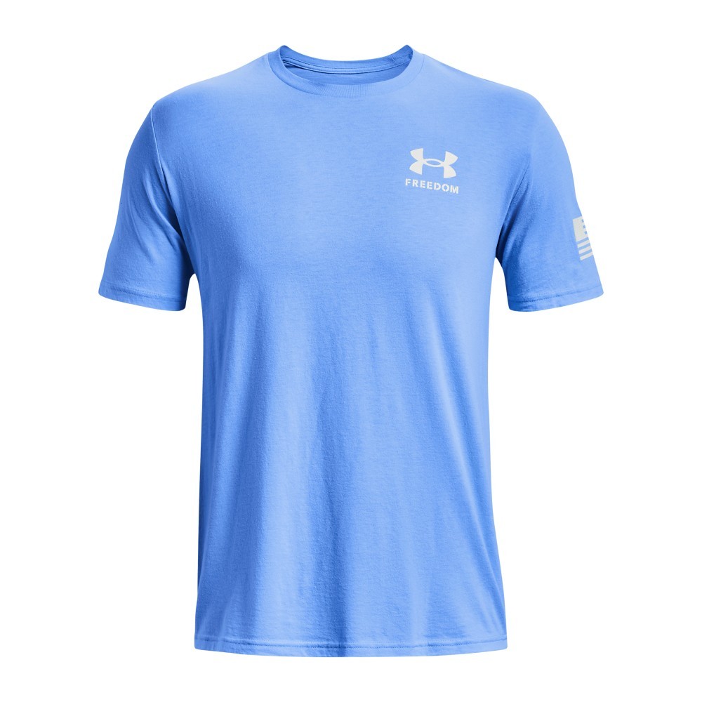Under Armour 1370816 Men’s UA Freedom Flag Camo T-Shirt, Carolina Blue, Small