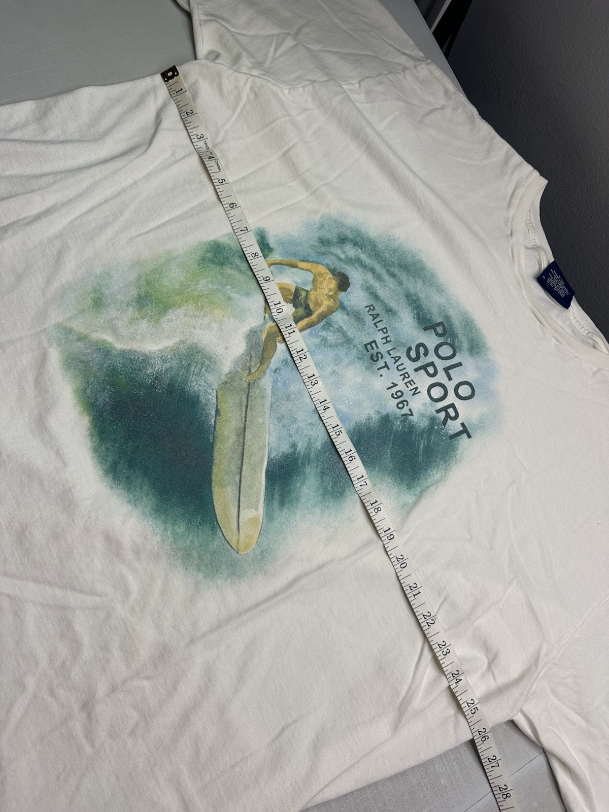 VTG 90s POLO SPORT RALPH LAUREN SURFING SPORTSMAN T-SHIRT Sz XXL RARE USA Made