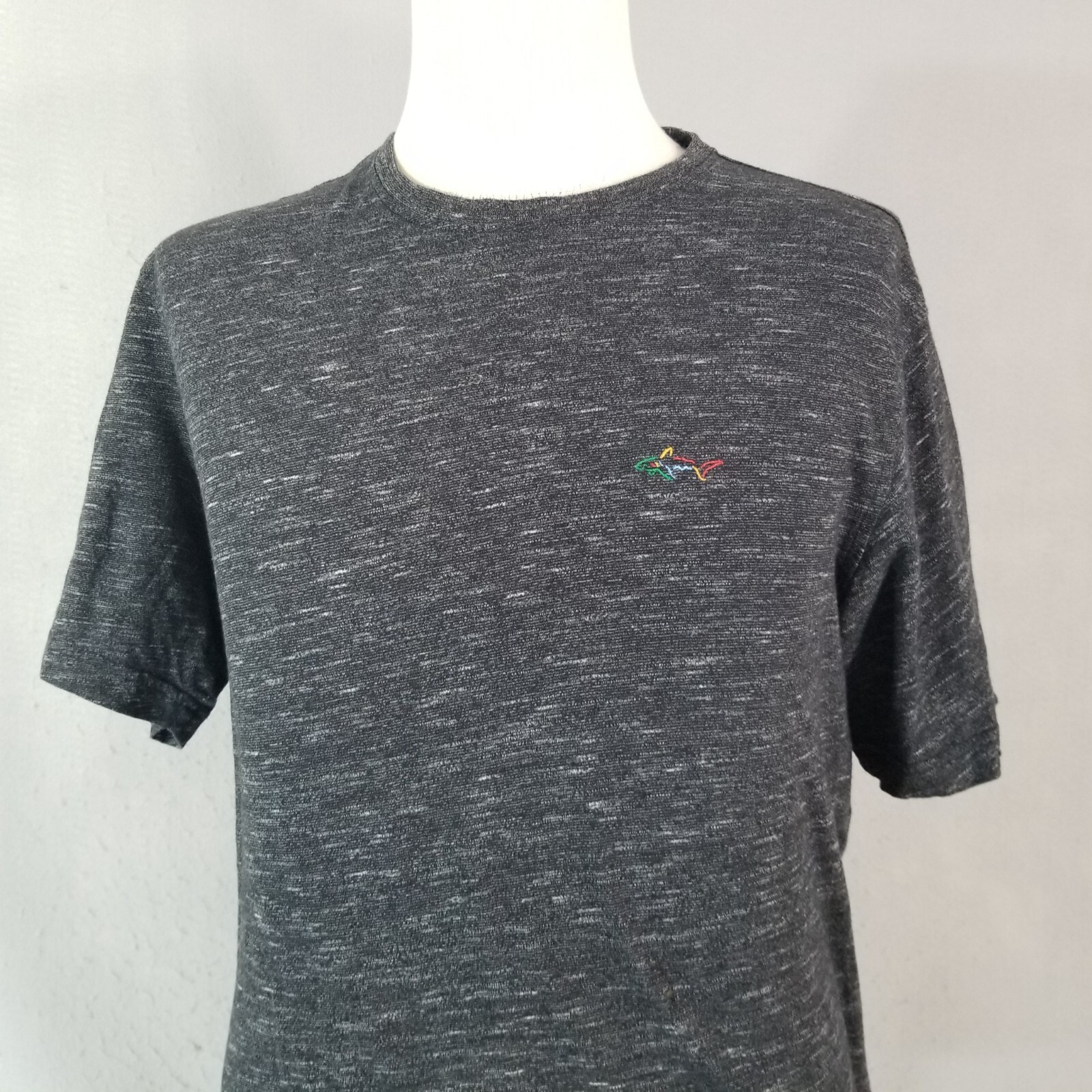Greg Norman shirt men’s large black Heather short sleeve cotton