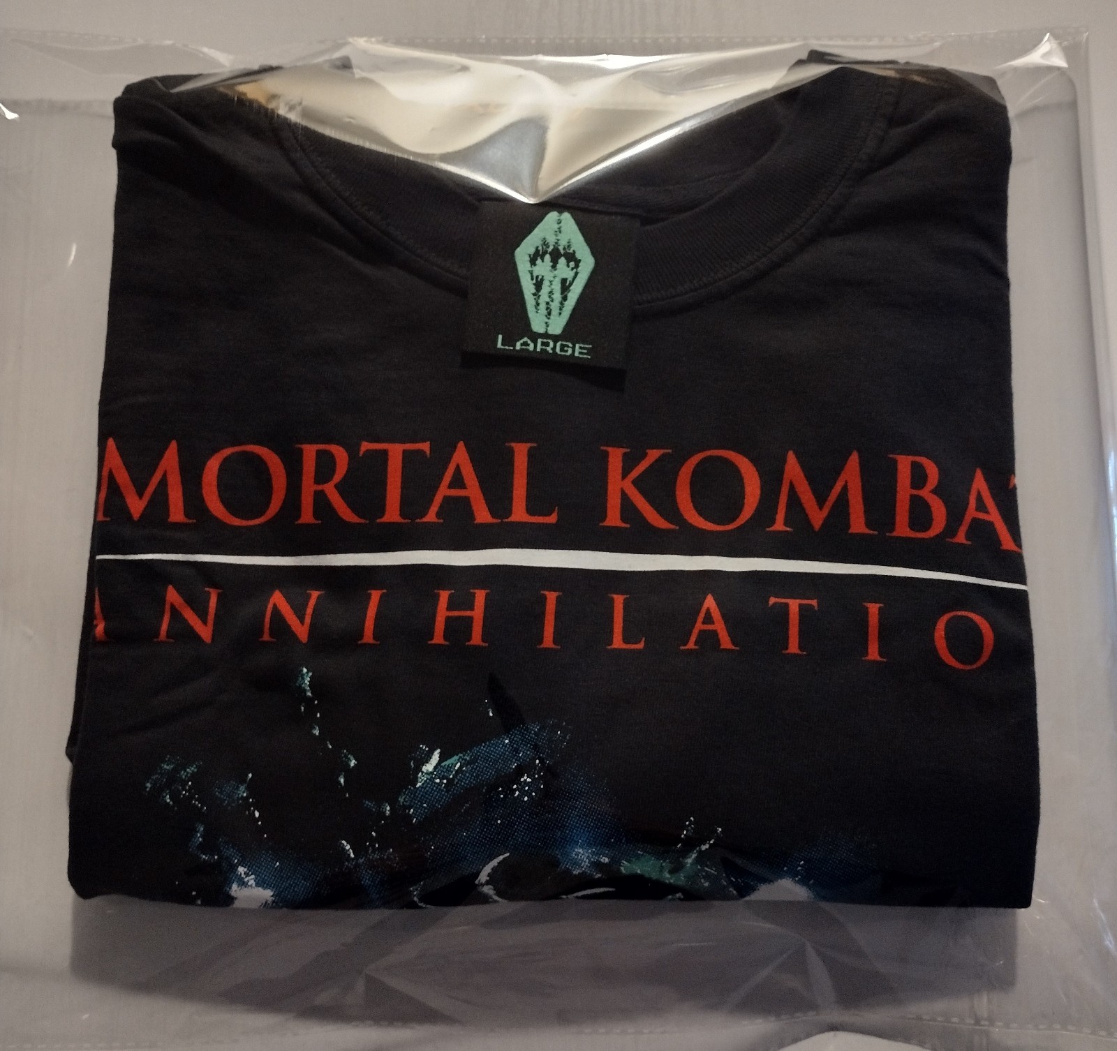 Graveyard Goods Large Tee Mortal Kombat Annihilation Promo Never Worn Sealed