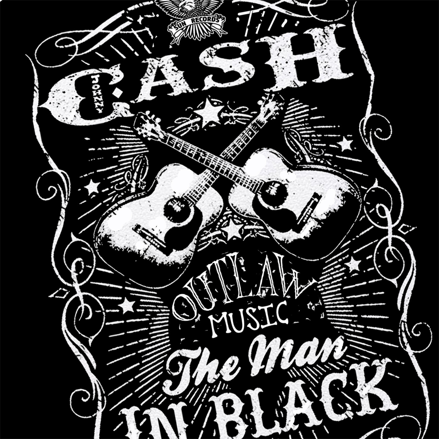 Johnny Cash T-Shirt, The Man in Black Shirt, Outlaw Country Shirt, Rock Shirt