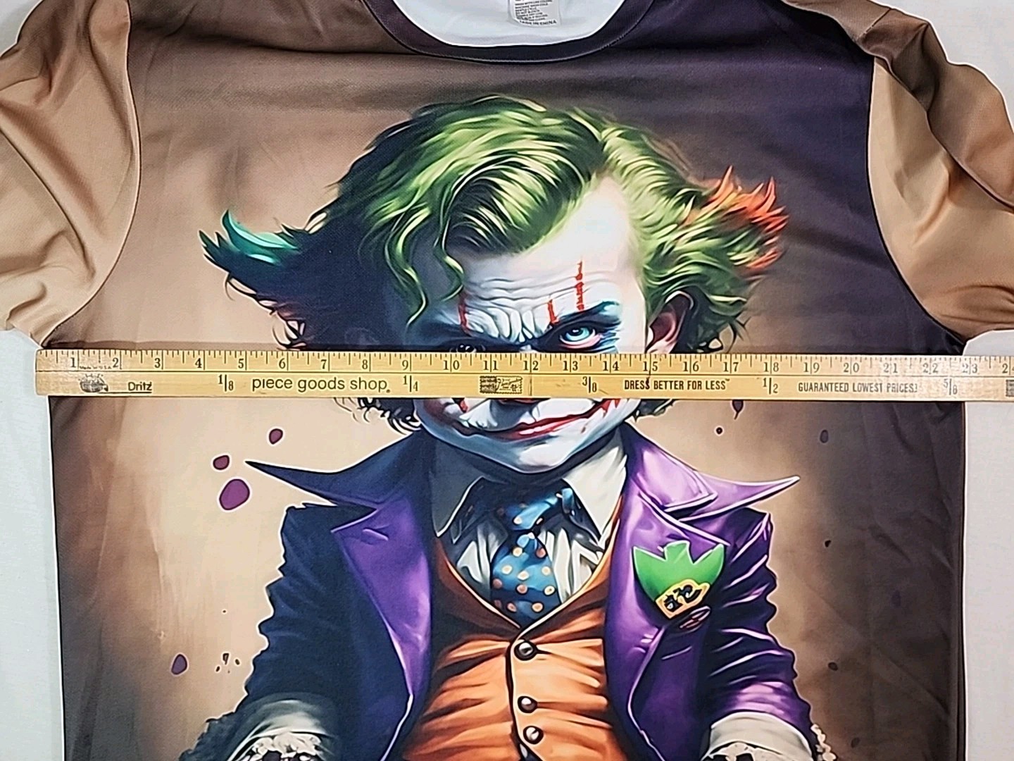 Joker Men’s Short Sleeve Graphic All Over Print T-shirt Size XL ~ HTF