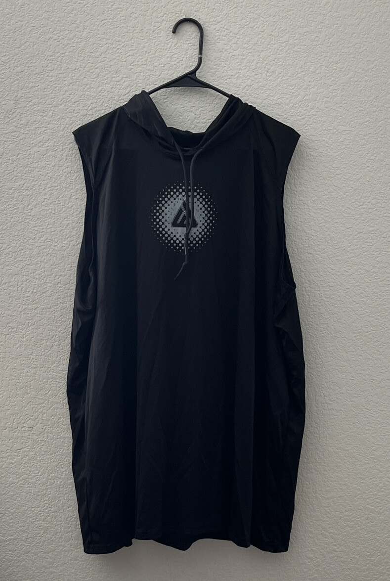 Ever Athlete Men’s Lightweight Hooded Workout/Casual Tank Gray Small