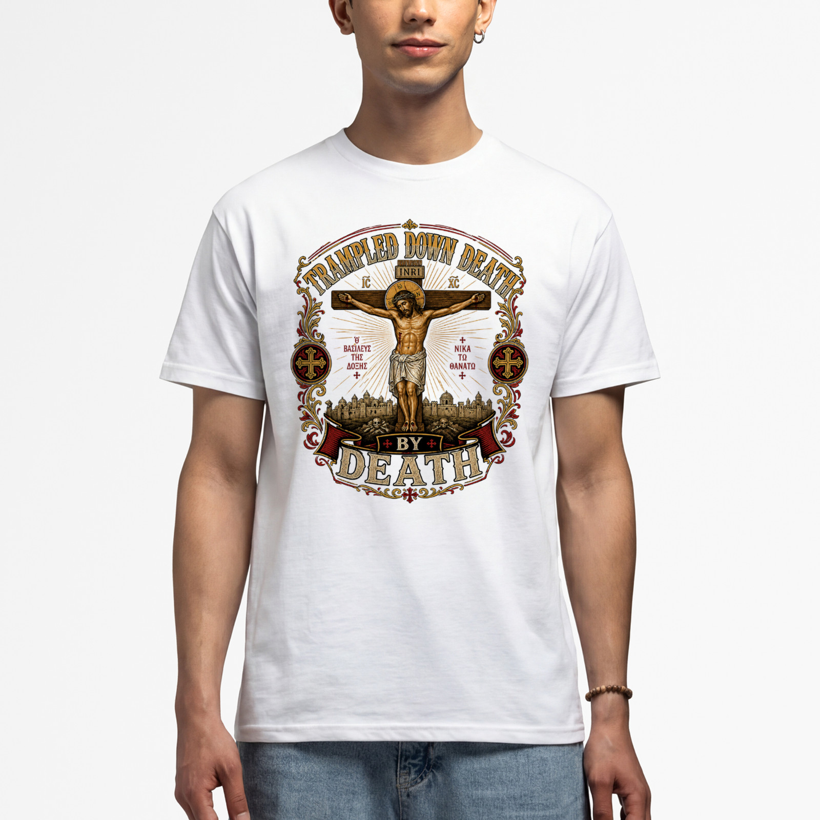 Trampled Down Death By Death T-Shirt, S,M,L,XL,XXL,XXXL,White, Black