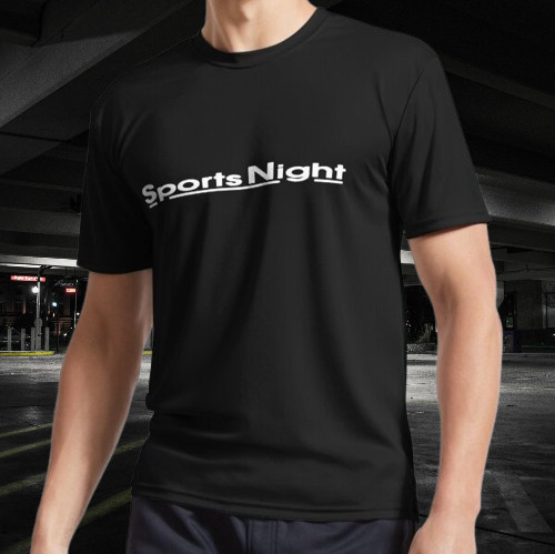 Sports Night Logo Active T-Shirt Funny Size Mode American T-shirt