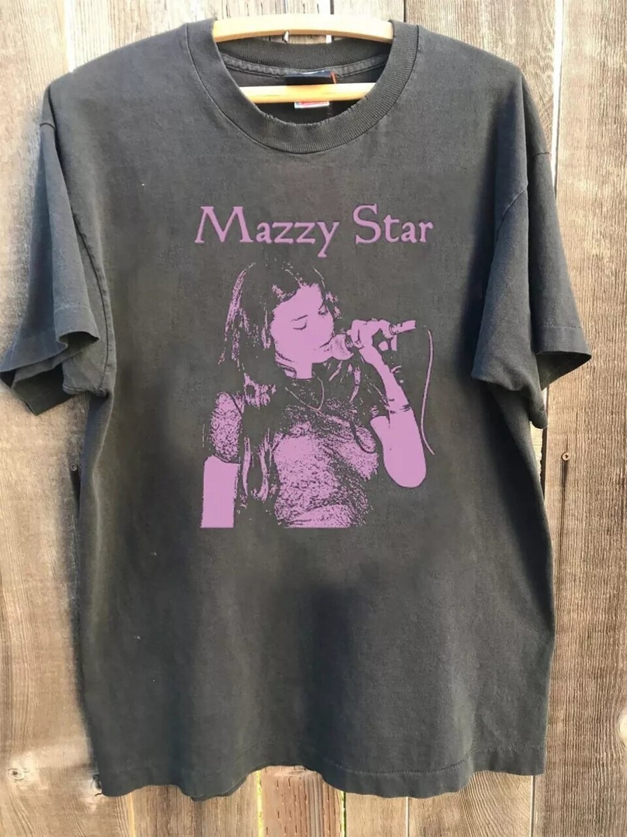 Mazzy Star Band 90s Reprint T shirt Charcoal Short Sleeve Unisex 22D733