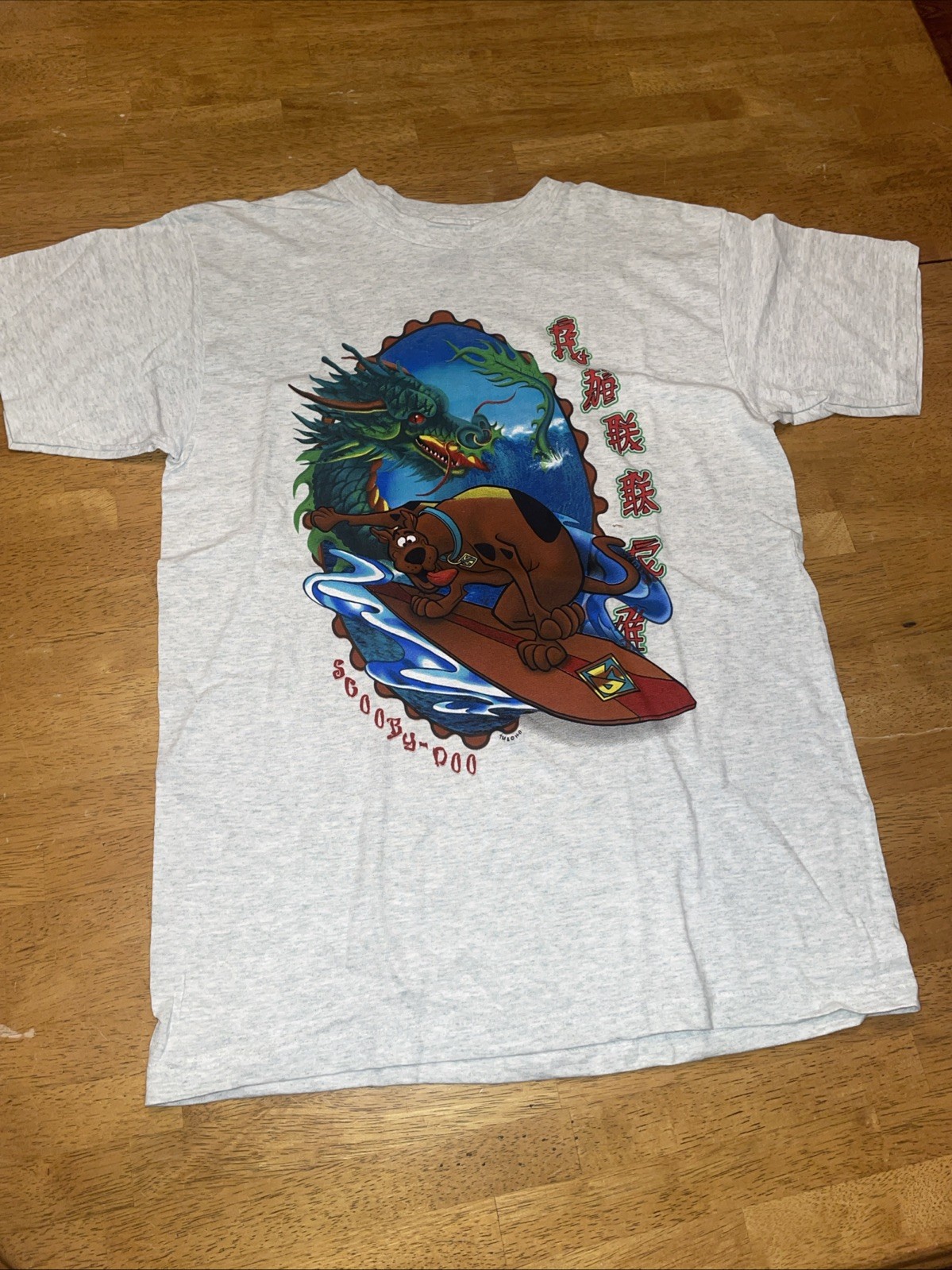 Vintage Scooby Doo Dragon Surfing 1999 Tee Men’s Sz Medium