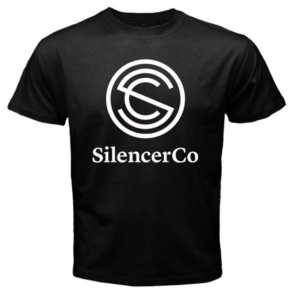 SilencerCo Silencer Co Men’s Black T-Shirt Size S to 5XL