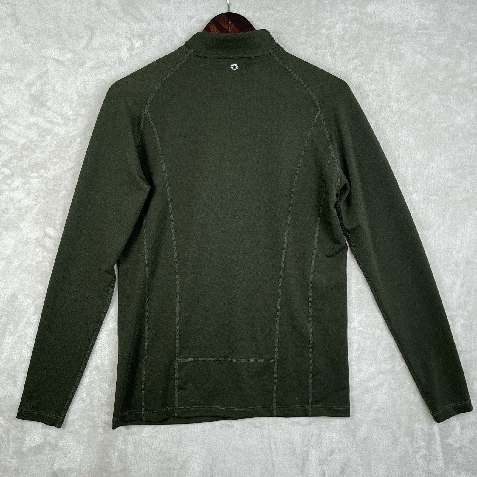 Squidhaus Men’s Small 1/4 Zip Pullover Olive Green NWT Gorpcore Athleisure