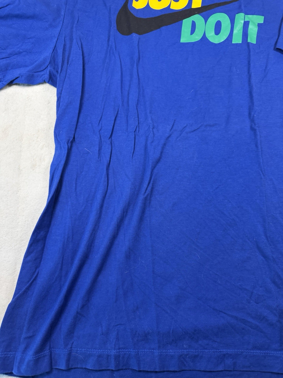 Nike That Swoosh Life T Shirt Mens XL Red White Graphic Athletic Tee