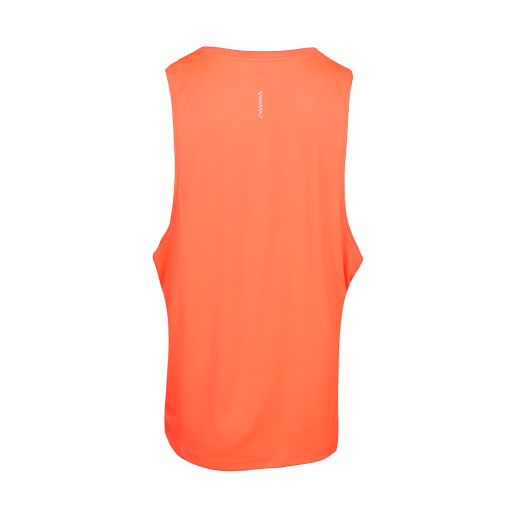 PUMA Velocity Running Crew Neck Athletic Tank Top Mens Orange Casual Athletic 5