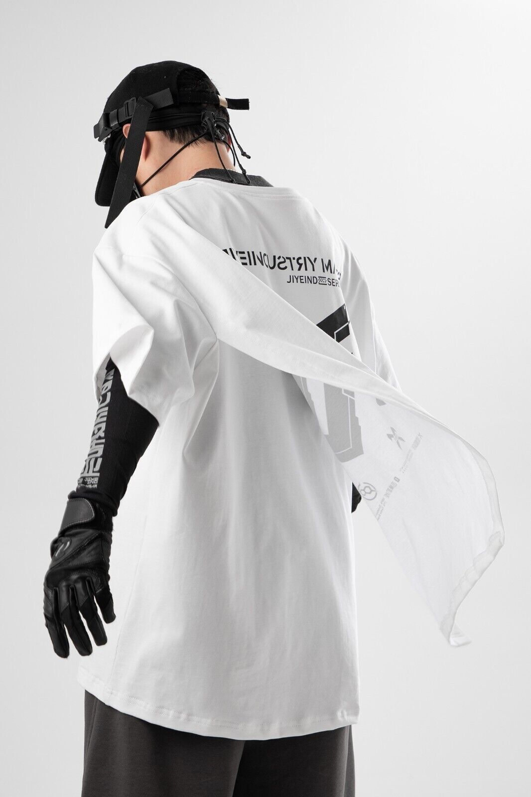 Niepce Streetwear Graphic Tee Unisex Cyberpunk JX Core Short Sleeves Shirt