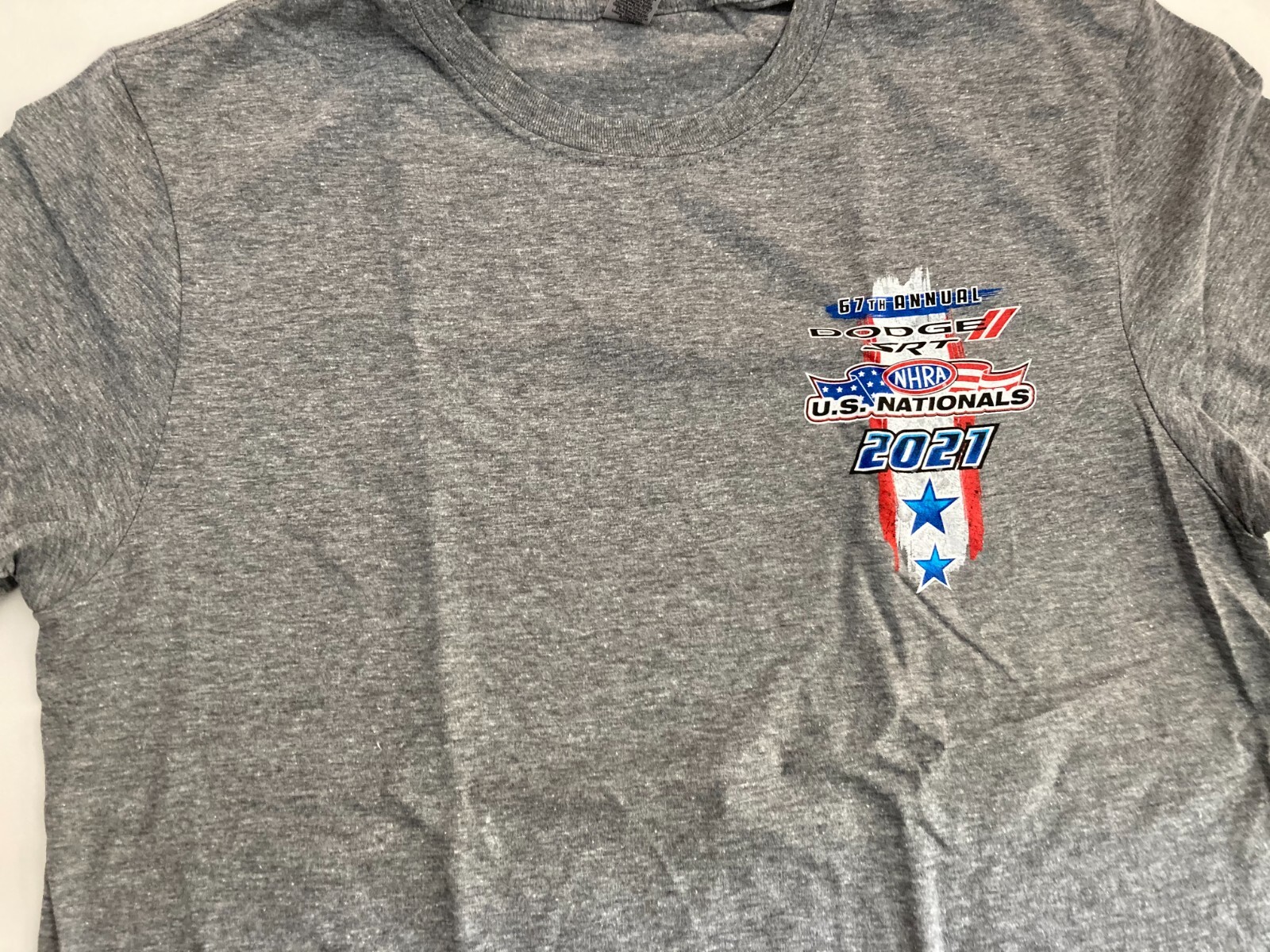 NHRA 2021 DODGE SRT US Nats Indy (158) 100% Cotton T-shirt. **PLUS** FREE **HAT!