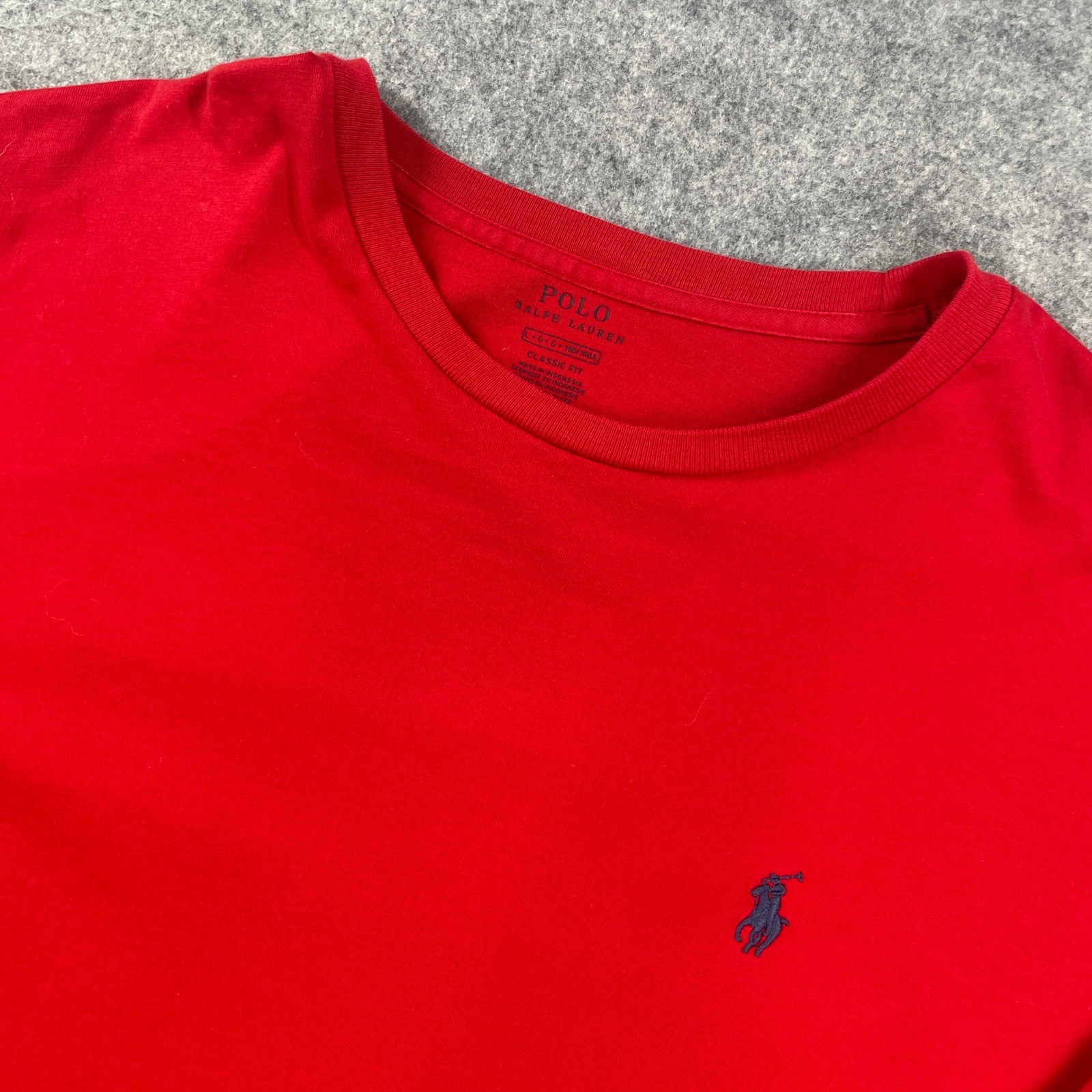 Polo Ralph Lauren Mens Shirt L Red Long Sleeve Classic Fit Prep Custom Slim
