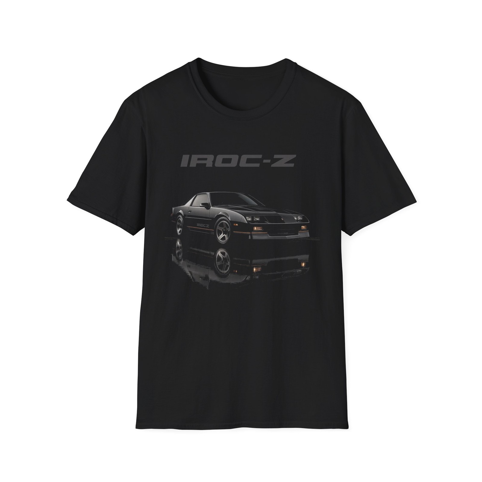 1987 Camaro IROC-Z T-Shirt – Black 3rd Gen Muscle Car Graphic Tee