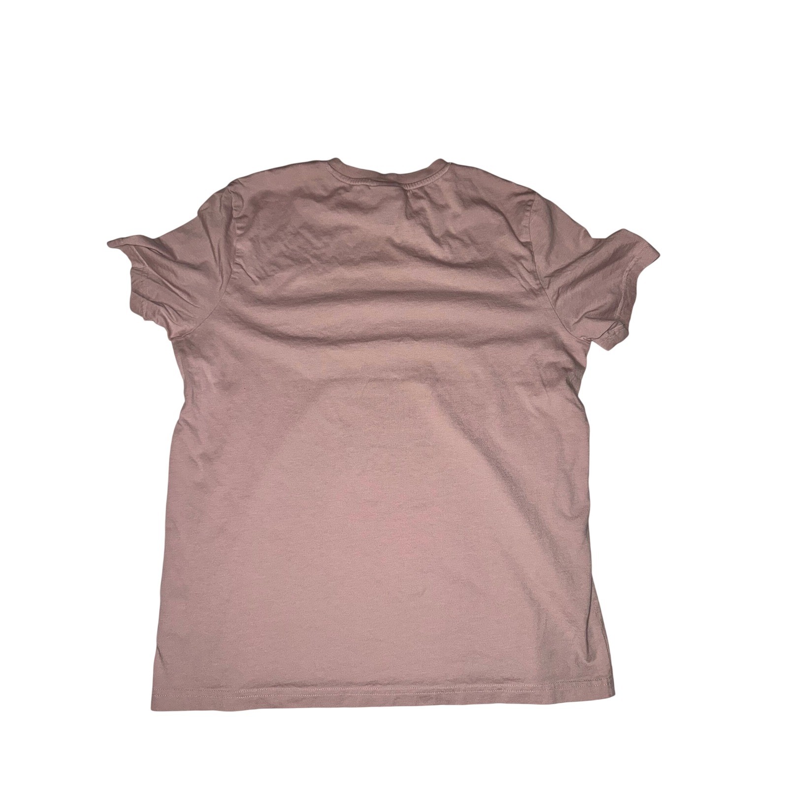 H&M T-Shirt Mens Medium Mauve Pink Regular Fit Cotton Crew Neck