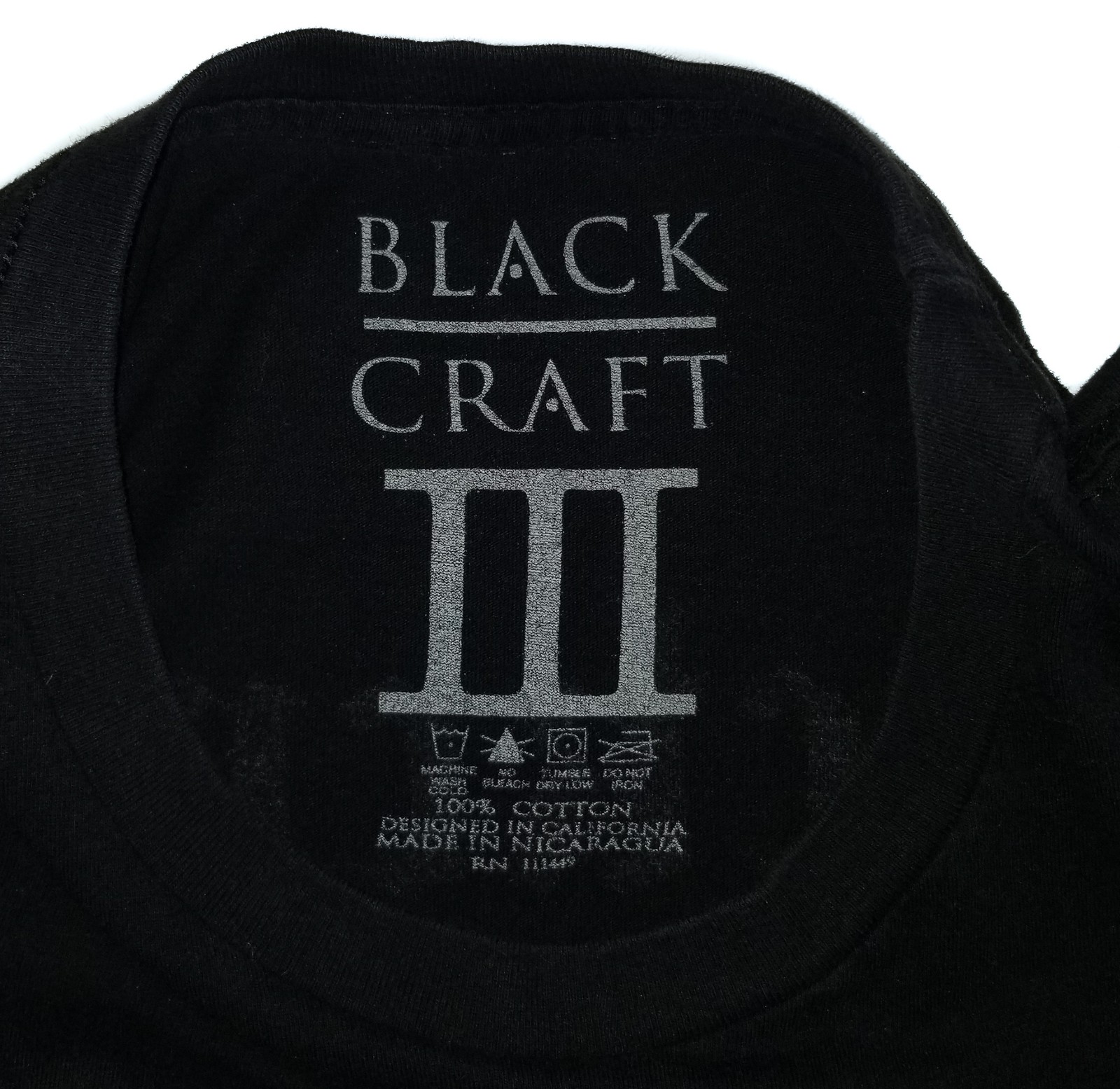 BLACK CRAFT T-Shirt BlackCraft Cult Witchcraft CAT Tee Emo Goth Mens LG