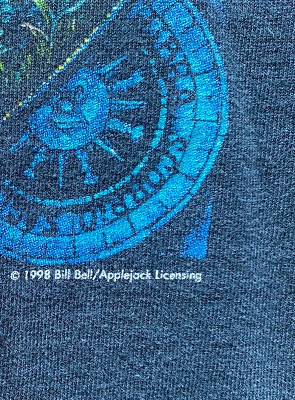 Vintage 1998 Bill Bell Astrology Wizard Long Sleeve Shirt Size 2XL Men’s VTG