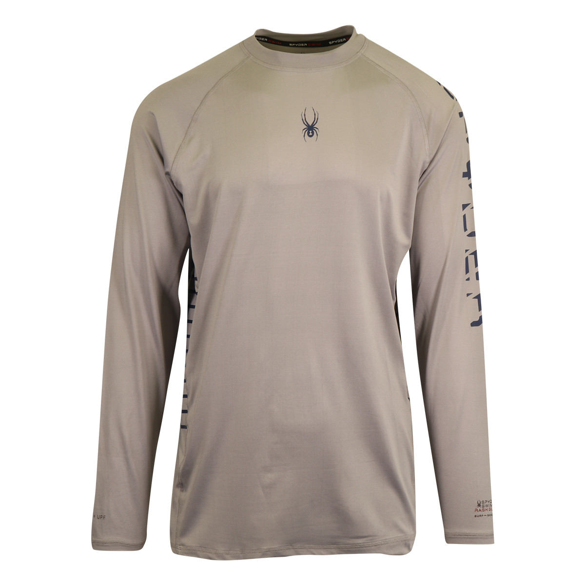 Spyder Men’s T-Shirt Grey UPF30+ Rash Guard L/S (S01E)