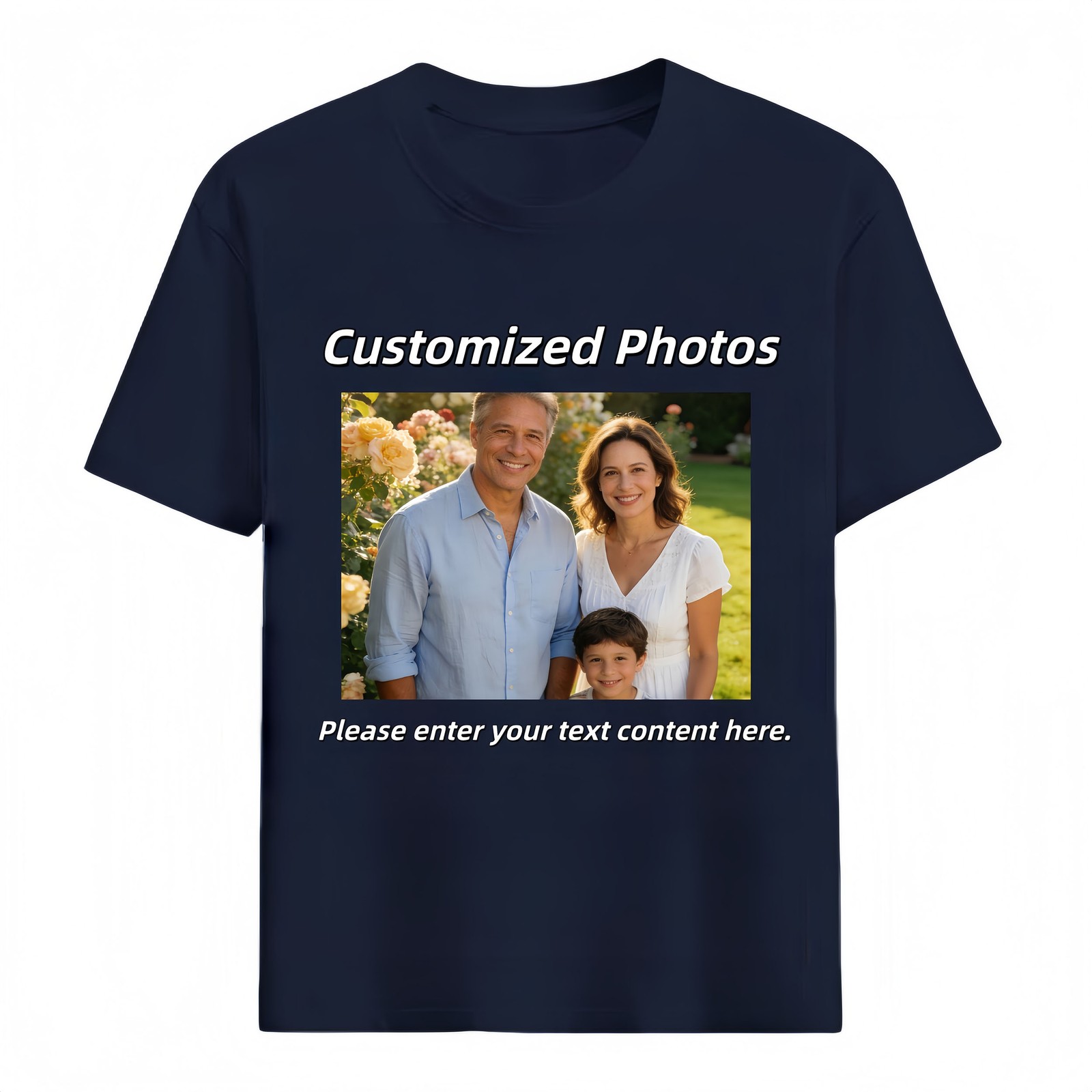 Personalized Customized T-Shirt Design – Design Your Own Cotton Shirt