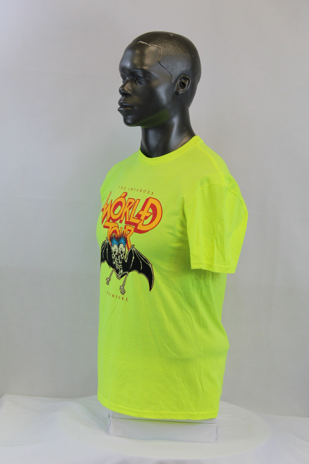 JJ DESIGN MEN S/S WORLD TOUR SPEAK OF T-SHIRT VOLT GREEN/MULTICOLOR 216785