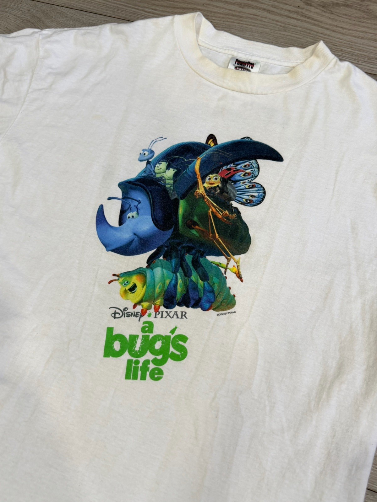 Vintage 90s Disney Pixar A Bug’s Life Staff Movie Promo Shirt Size L