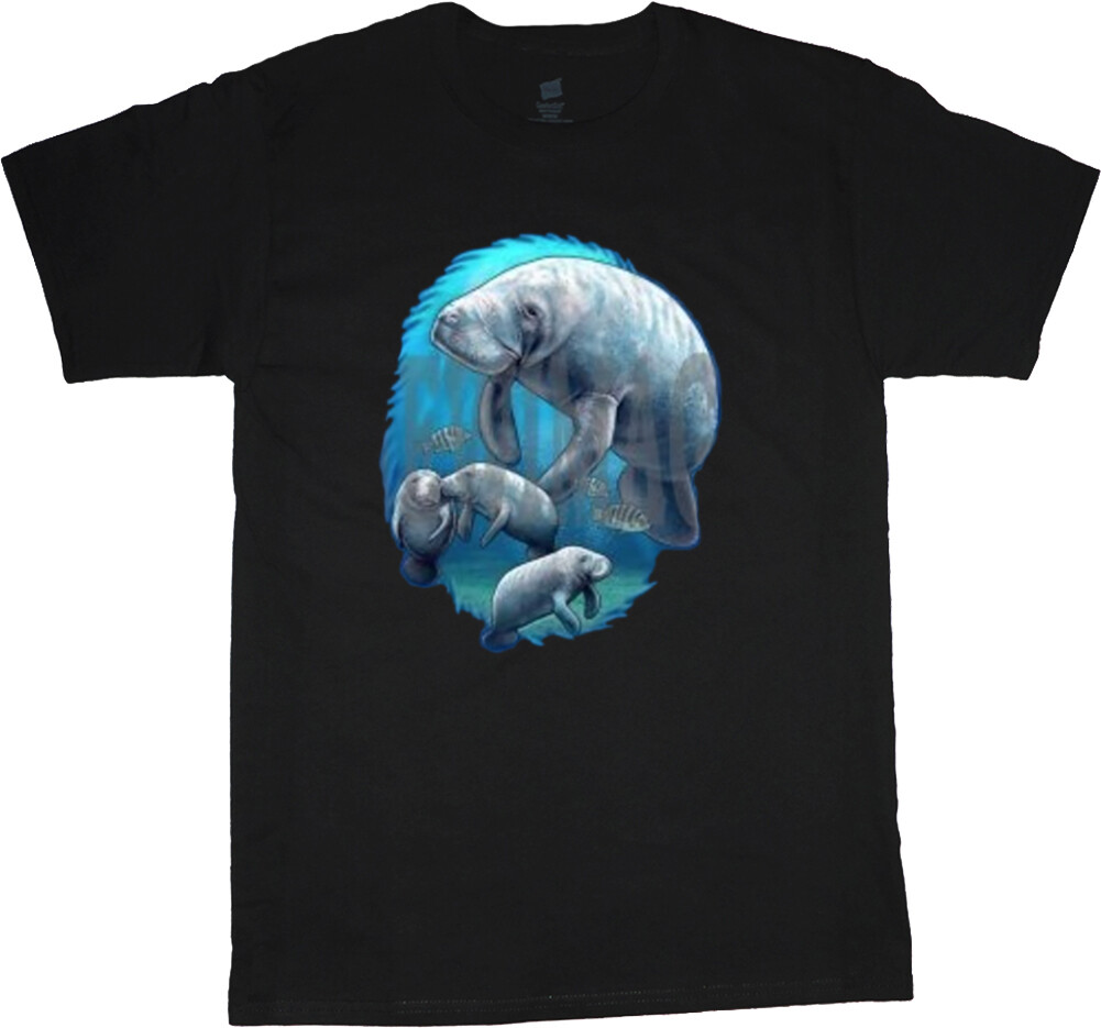 Manatee T-shirt Mens Graphic Tee Clothing Apparel Gear Accessories Gifts