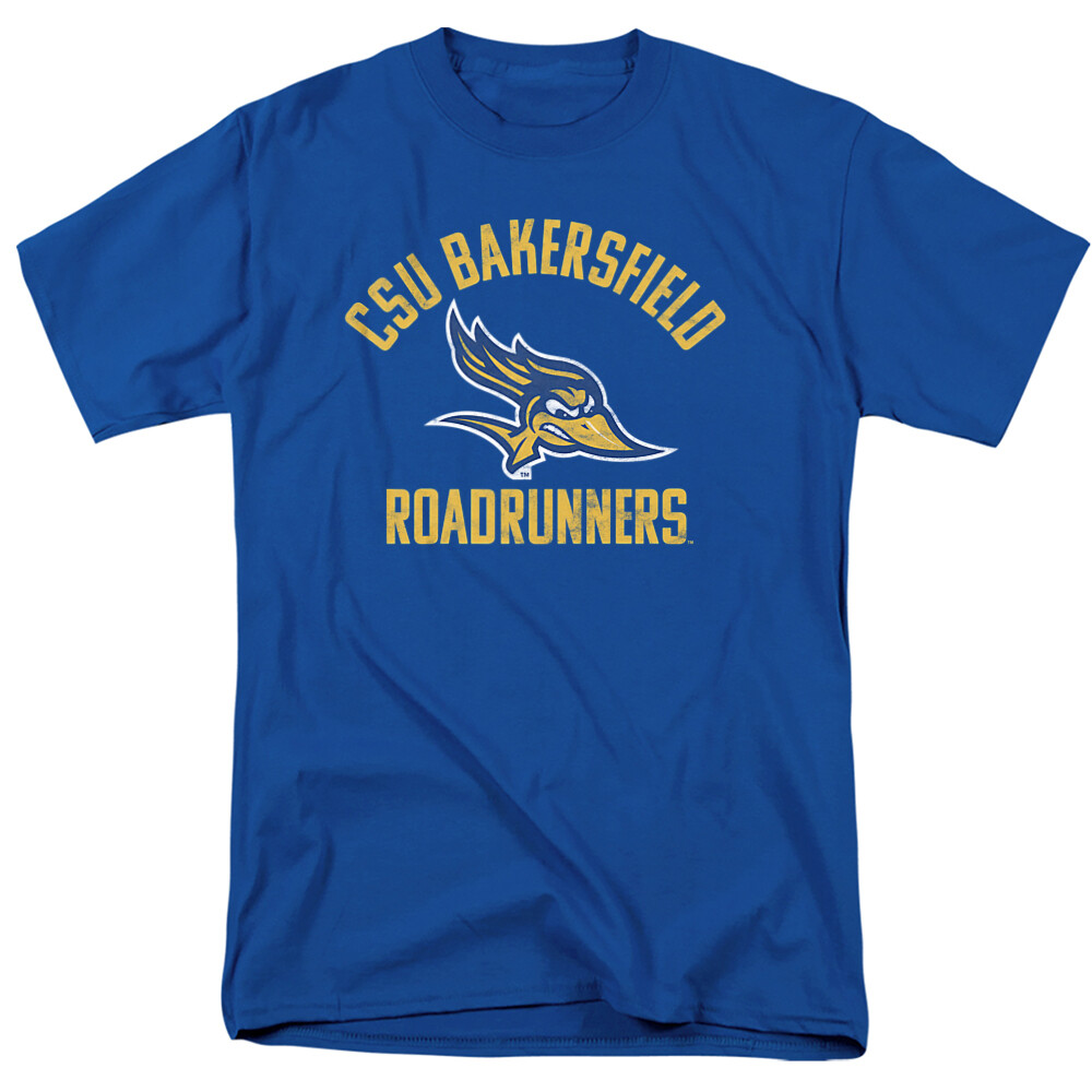CSU Bakersfield Adult T-Shirt Roadrunners Logo, Royal Blue, S-5XL