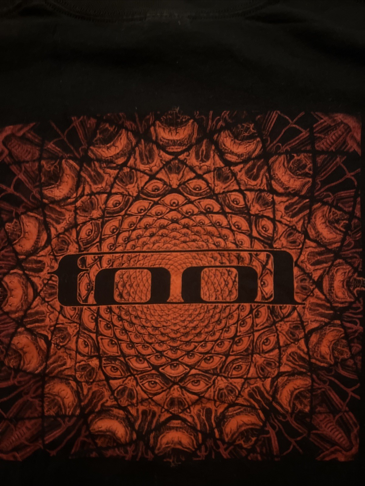 Vintage 2007 TOOL T Shirt Los Angeles California Red Eyes Black Size Large Alex