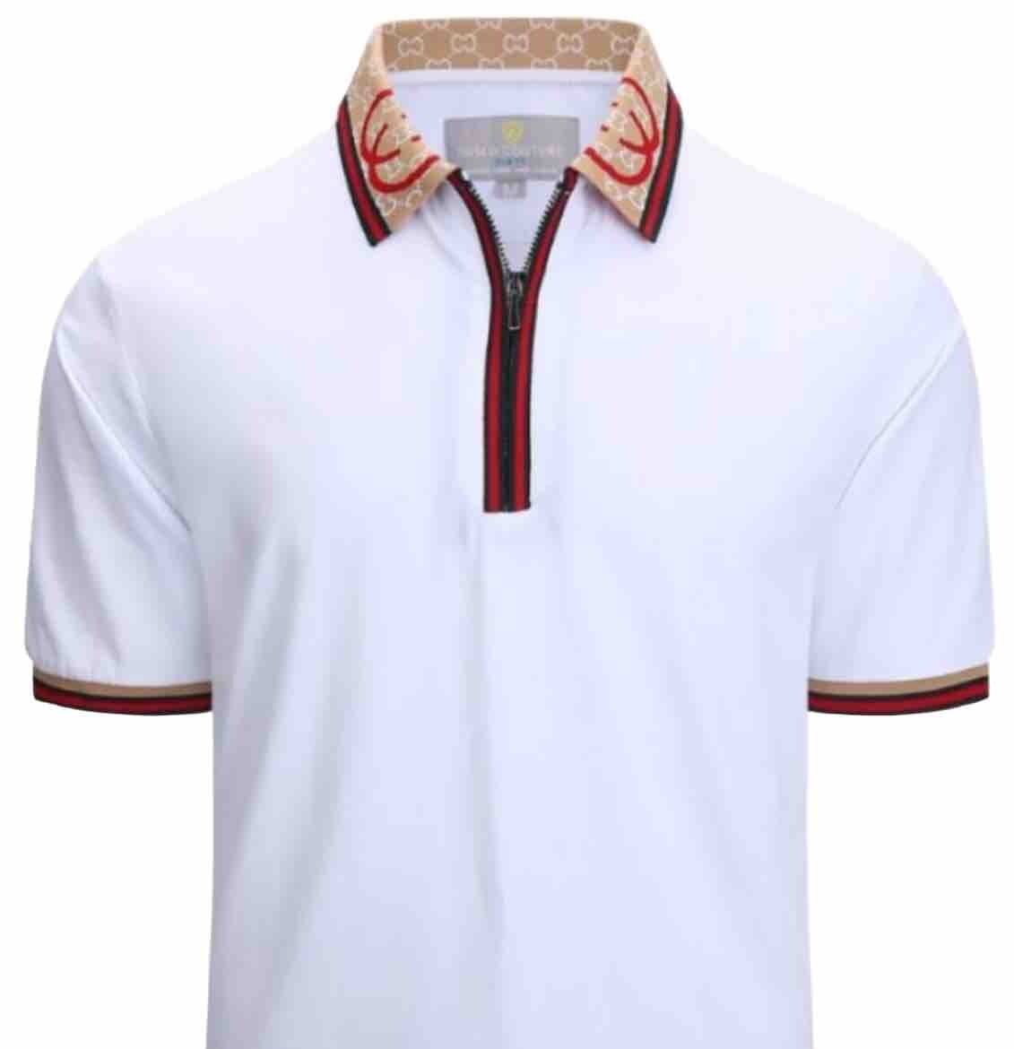 Men’s Luxurious Fine Cotton Polo Shirt,Italian Style,Stretch M to 3XL….A28.A