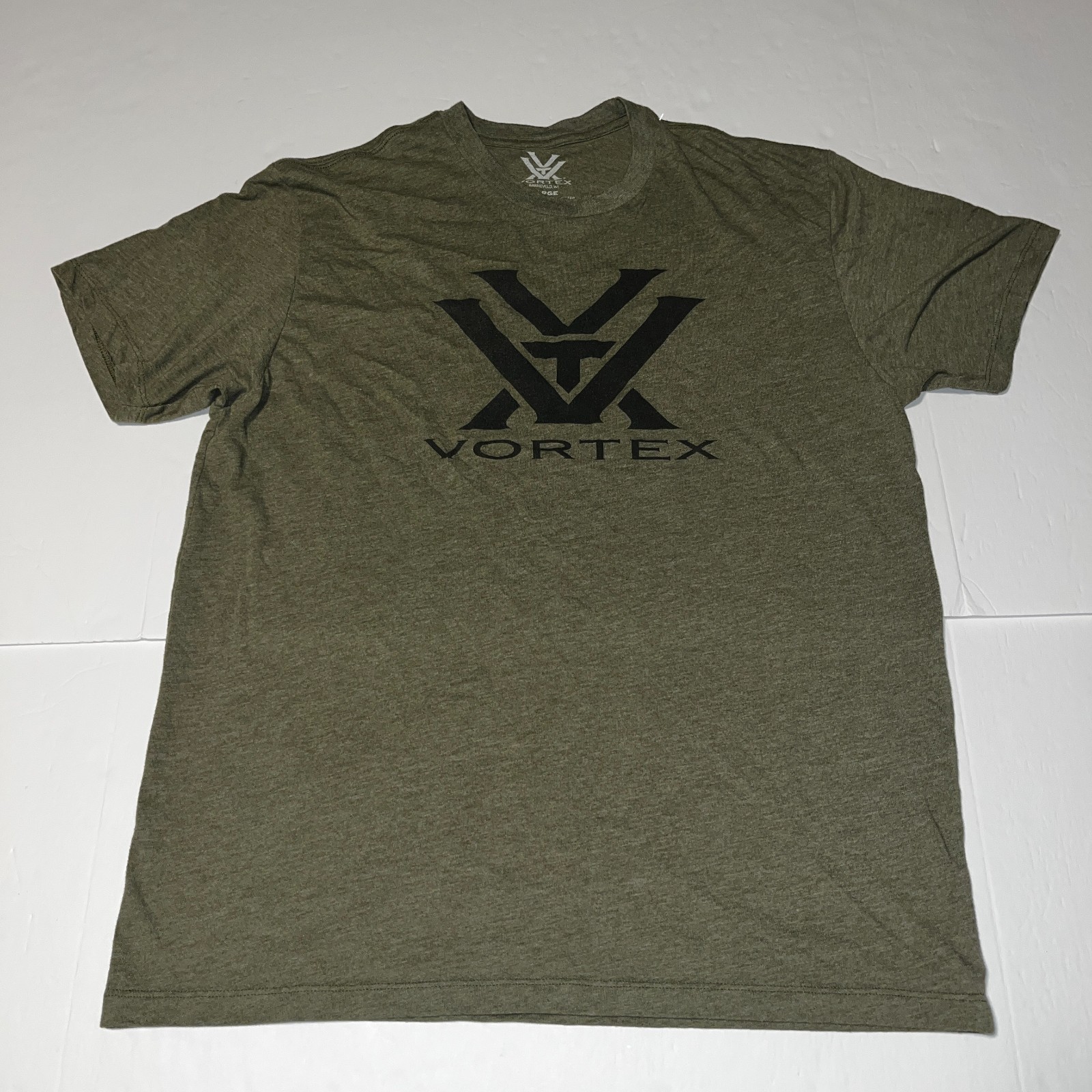 Vortex archery men’s olive green logo tshirt large