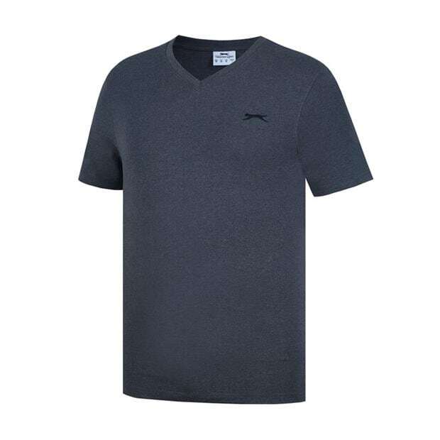 Mens Slazenger 100% Cotton V Neck T Shirt XS S M L XL XXL 3XL 4XL BNWT
