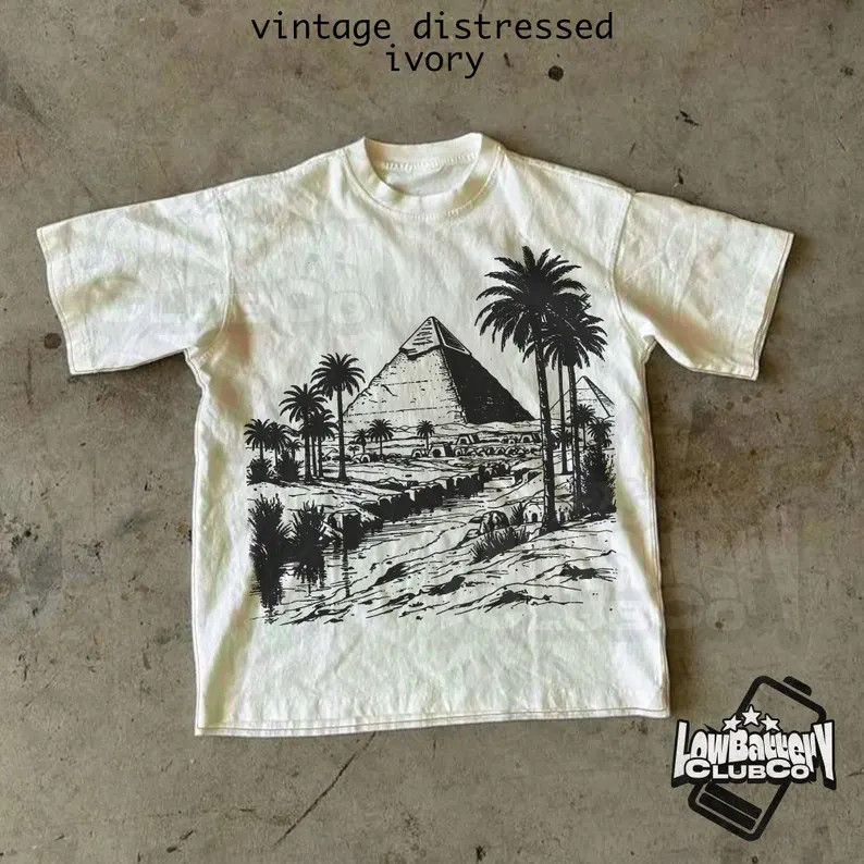 Egypt Desert Vintage Travel Comfort Tee Souvenir