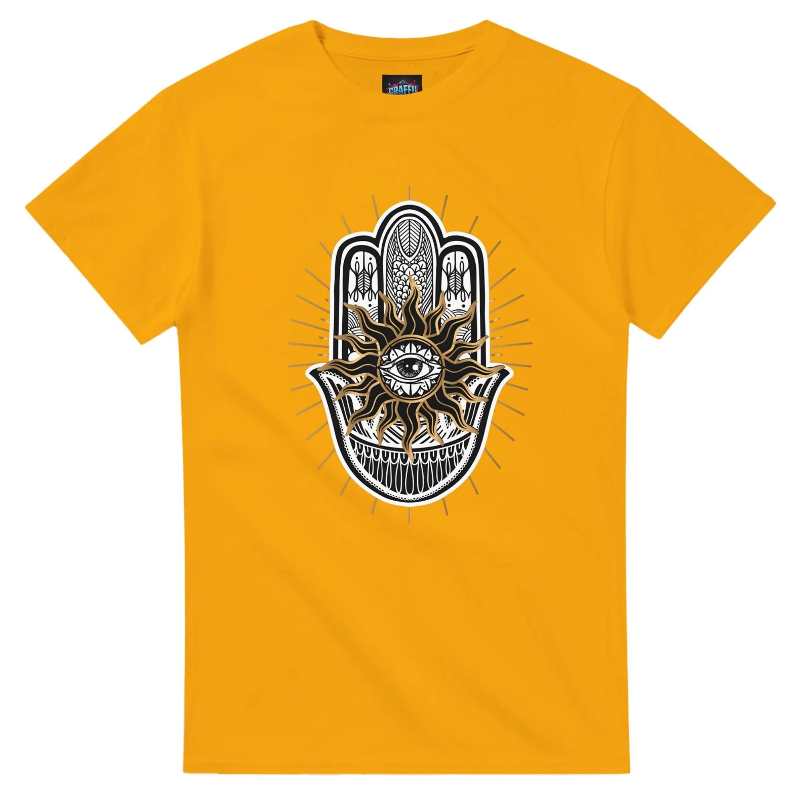 Graffiti Lux Meditation Graphic T-Shirt – High-Quality Cotton Tee-White 2XL