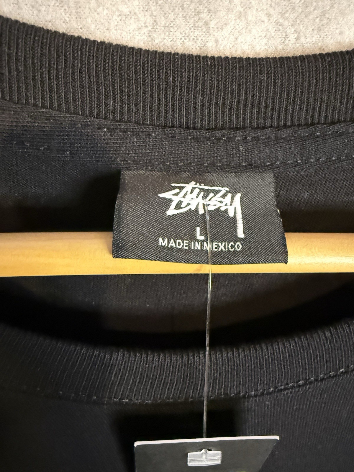 Stussy – Stand Firm – End Racism Now !! Tee Shirt Size Large – Black